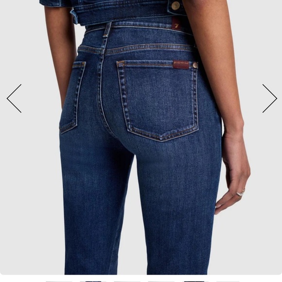 High waist Ali 7 for all mankind jeans. NWT! 32” inseam. Smoke free home. - Picture 5 of 7